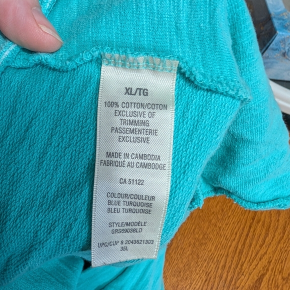 Danskin Green/Blue Shorts XL (P08) - Picture 7 of 10